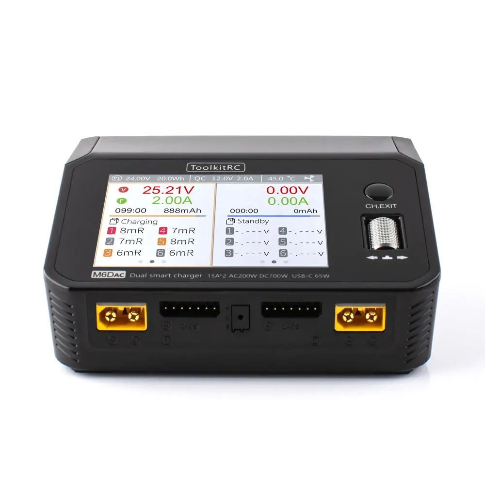 ToolkitRC M6DAC AC 200W DC 700 - Toolkitrc M6Dac Smart Charger review and price