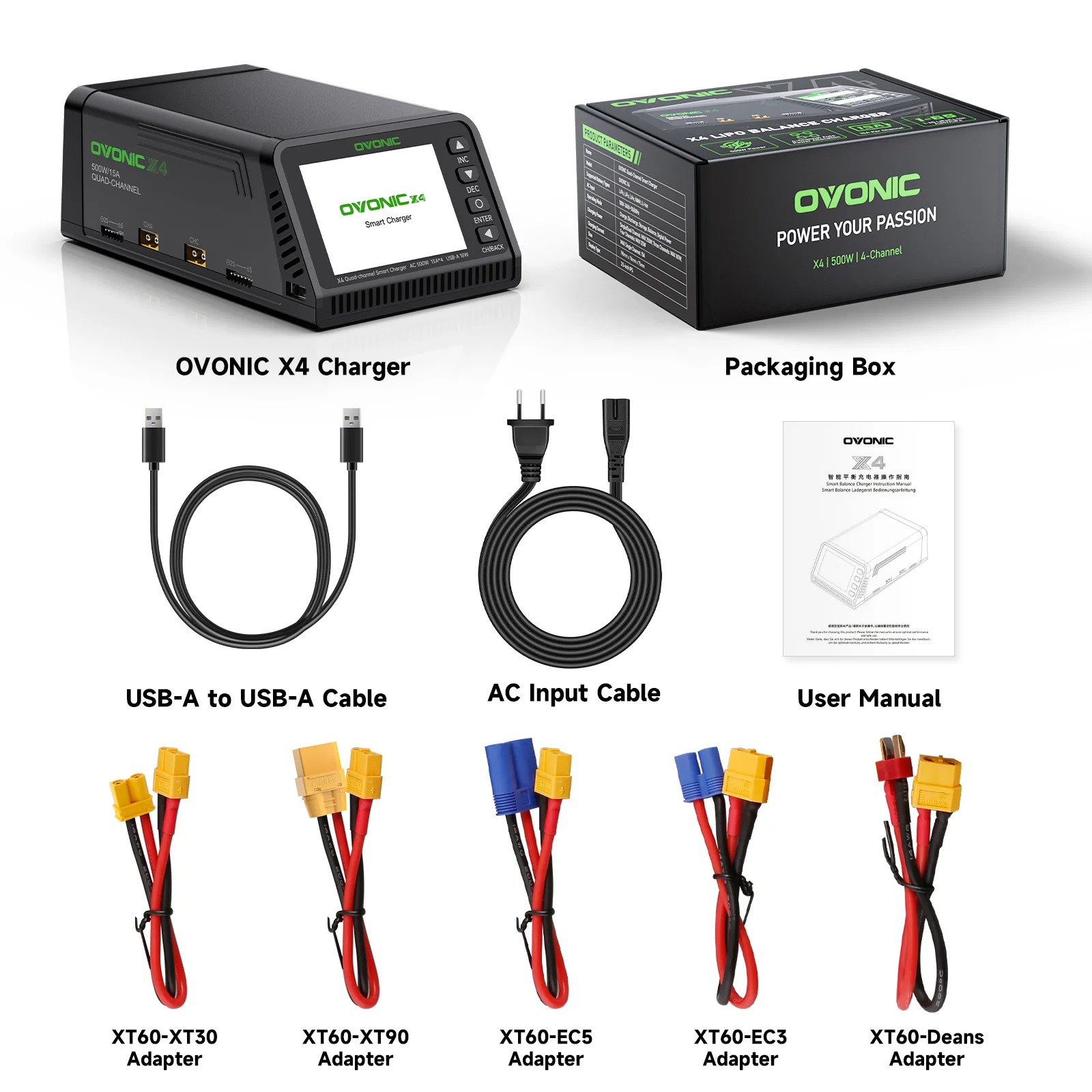 Ovonic X4 AC500W 4 Channel Sma - Toolkitrc M6Dac Smart Charger review and price